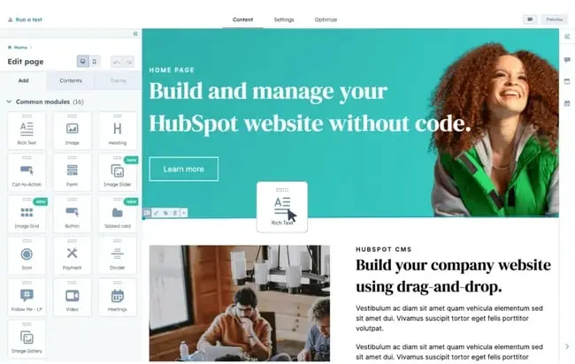 one of the best enterprise-grade SEO tools, HubSpot’s Content Hub.